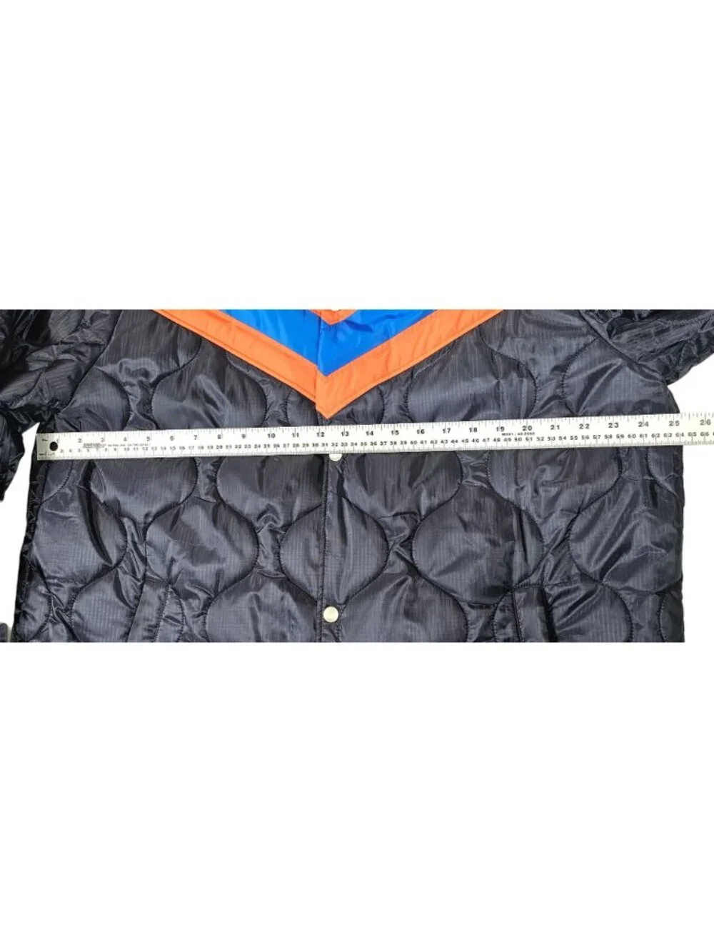 Gucci Men Size 52 Quilted Jacket Navy Blue Red Chevron Stripe NWT XL